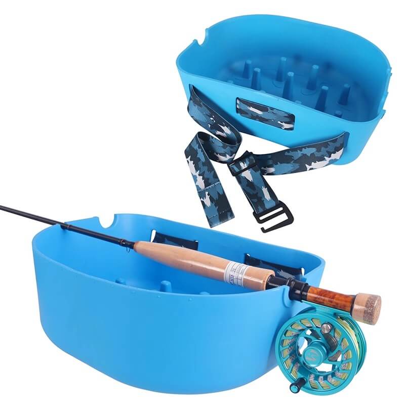 Kylebooker Fly Fishing Stripping Basket for Boat Super Light Floating Flexible