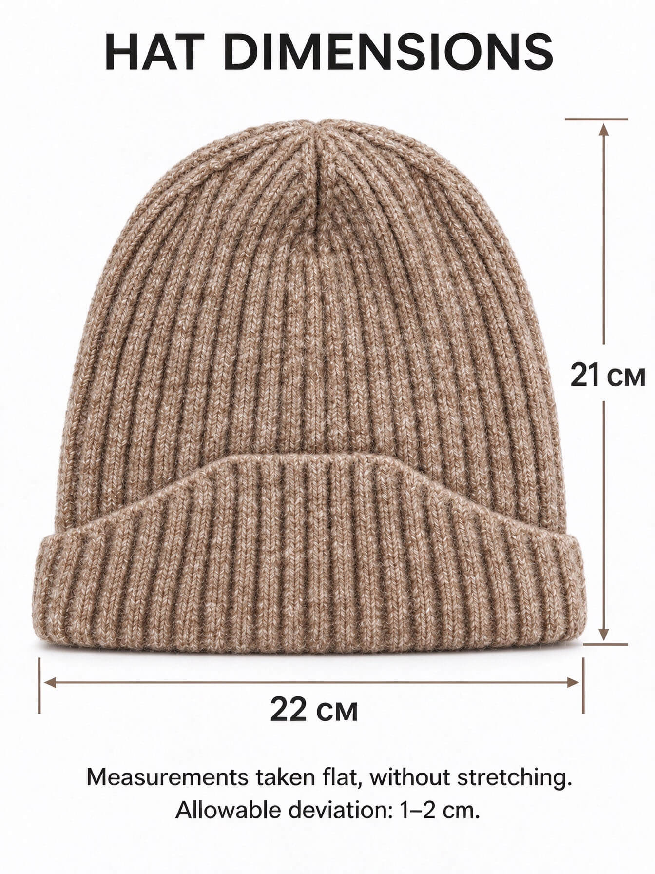 Kylebooker Wool Fisherman Beanies for Men Women Short Cuff Knit Beanie