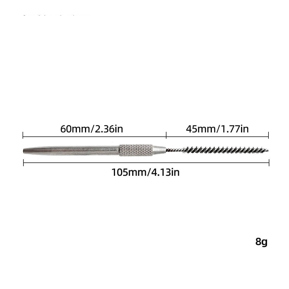Kylebooker Fly Tying Stainless Steel Hair Dubbing Brush For Fly Tying