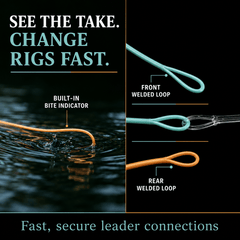 Kylebooker Euro Nymph Fly Fishing Line, Weight Forward Floating, WF2-6F, Double Welded Loops