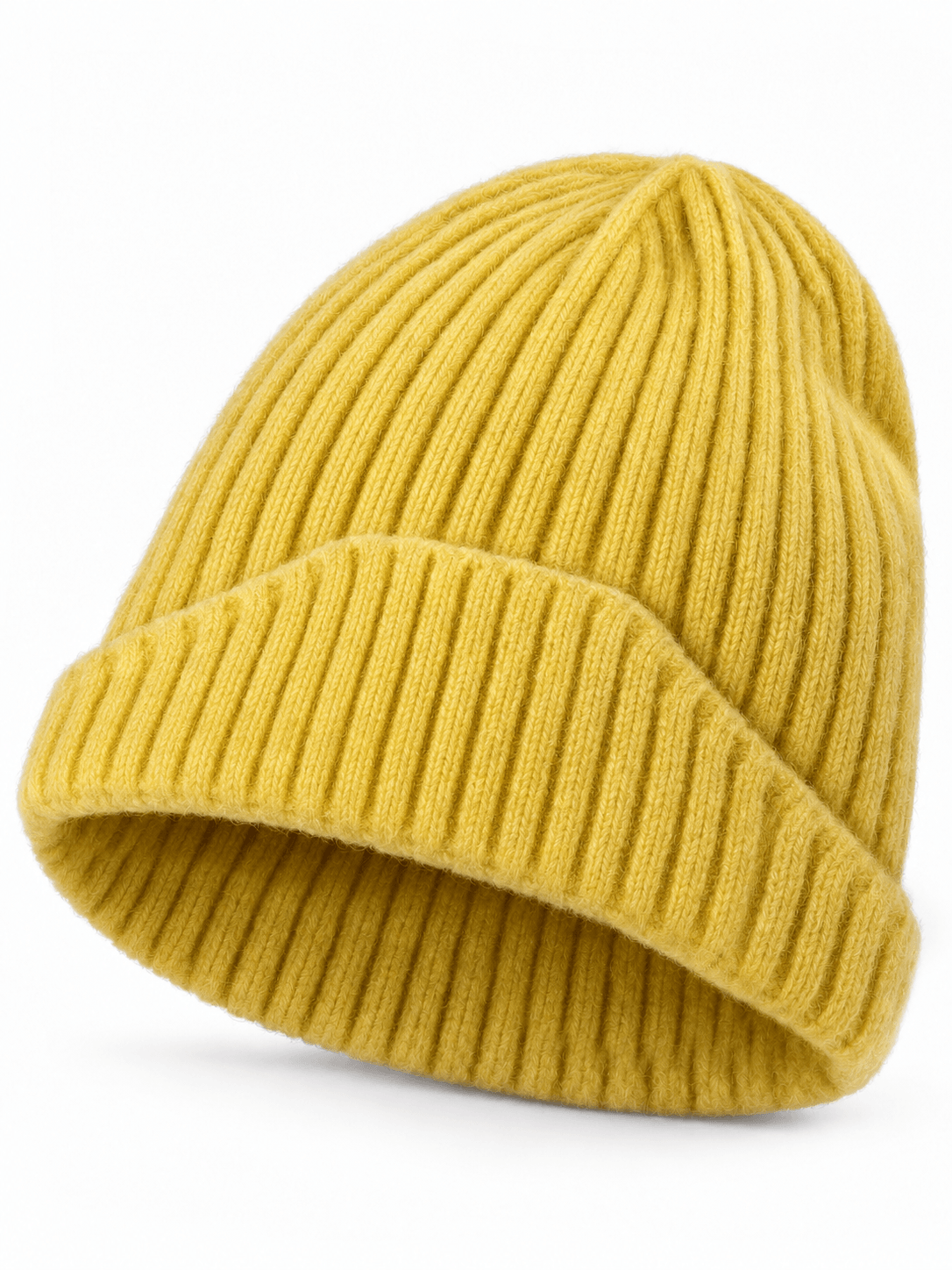 Kylebooker Wool Fisherman Beanies for Men Women Short Cuff Knit Beanie