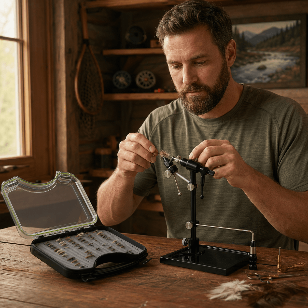 Kylebooker Boat Box for Streamers Waterproof Fly Box for Saltwater Flies Fly Fishing