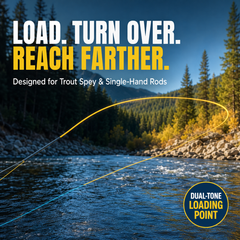Kylebooker Spey Fly Line Floating Weight Forward Fly Fishing Lines with Two Welded Loops 125FT WF7/8/9/10/11F