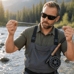 Kylebooker 6 Pcs/Bag Nylon Pre-tied Loop Fly Fishing Tapered Leader 7.5FT 9FT 12FT 1 2 3 4 5 6 7X