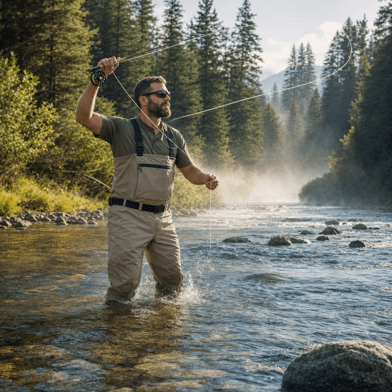 Kylebooker Intermediate Fly Fishing Line 100ft WF4I WF5I WF6I WF7I WF8I Weight Forward Sink Fly Line