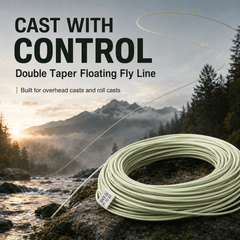 Kylebooker Double Taper Floating Fly Fishing Line: 2-8F, 100 ft