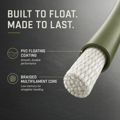 Kylebooker Troutlite Double Taper Floating Fly Line, 90ft, DT3F-DT6F, Easy Casting, with Two Welded Loops