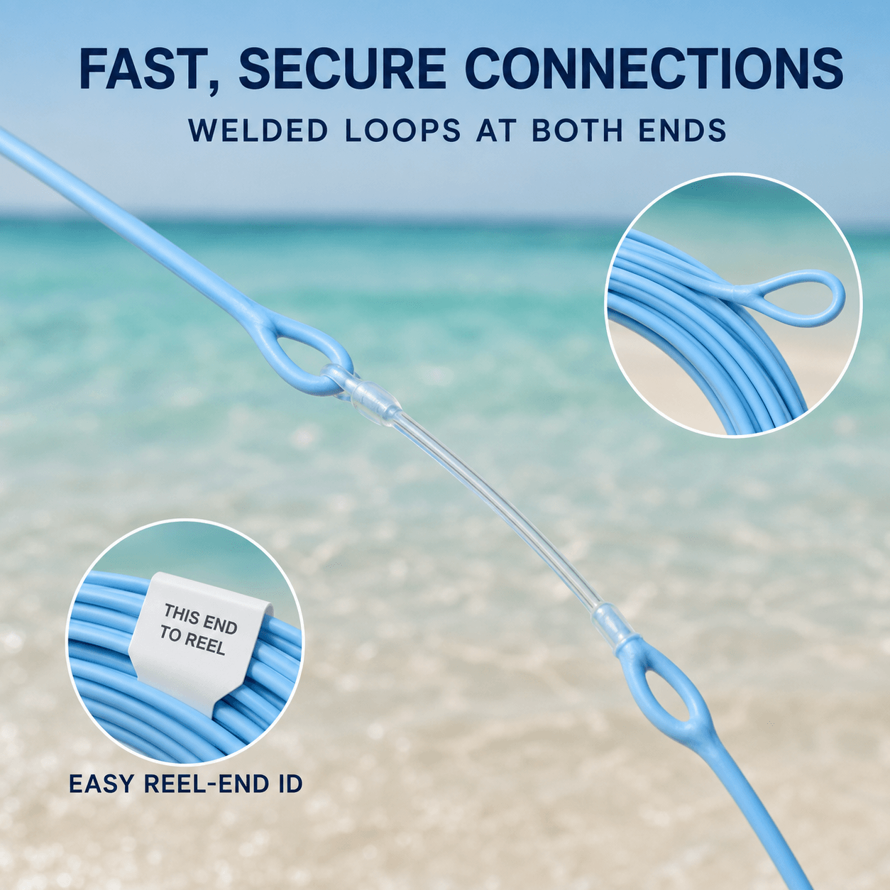Kylebooker AVID Saltwater Fly Fishing Line, Weight Forward Floating, 90 FT, Sandy Blue