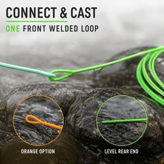 Kylebooker Fly Line Floating Shooting Line/Running Line with Front Loop, 20LB/30LB, .026’’ .032’’ .037’’ .042’’