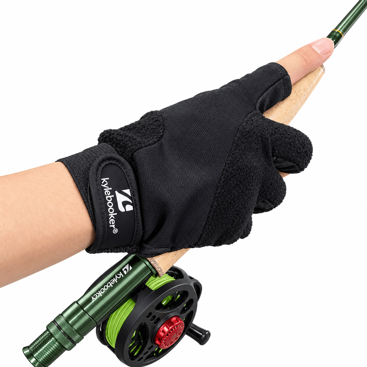 Kylebooker Flexible Fishing Gloves Warm for Men and Women Cold Weather Insulated Water Repellent Great for Ice Fishing Fly Fishing Photography Motorcycling Running Shooting Hiking