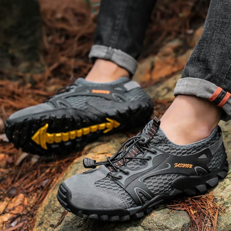 Kylebooker Scarpe da pesca a mosca traspiranti da uomo Scarpe da pesca a mosca per sport acquatici Scarpe da trekking estive da esterno Scarpe da trekking da trekking Aqua