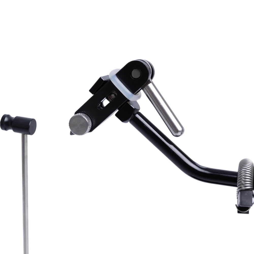 Kylebooker FTV07 Rotary Fly Tying Vise with Steel Screws and Portable Travel Case - Well Made and Easy to Use Fly Tying Vise - A Rotary Fly Tying Tool with Pedestal Base, Steel Screw and a Case for Travelers