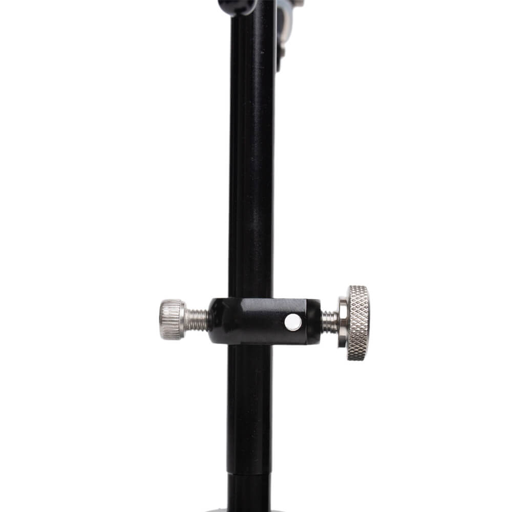 Kylebooker FTV07 roterende fluebindingsskrue med stålskruer og transportabel rejsetaske - Vellavet og let at bruge fluebindeskrue - Et roterende fluebindingsværktøj med piedestalbase, stålskrue og et etui til rejsende