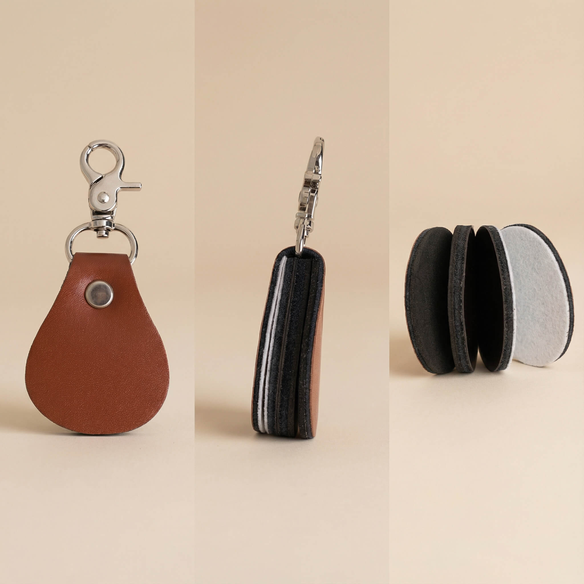 Kylebookerin perhokalastusleader-suoristin avaimenperänsiiman puhdistuskuivaimella 6x7x1cm