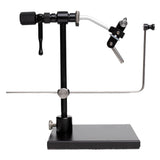 Kylebooker FTV07 Rotary Fly Tying Vise with Steel Screws and Portable Travel Case - Well Made and Easy to Use Fly Tying Vise - A Rotary Fly Tying Tool with Pedestal Base, Steel Screw and a Case for Travelers