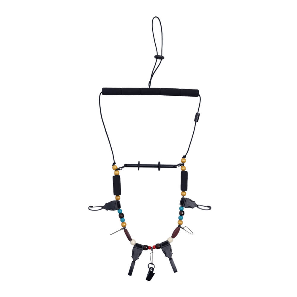 Kylebooker Fly Fishing Lanyard Neck unload Necklace Adjustable Tool Holder with Foam Neck Strapfor