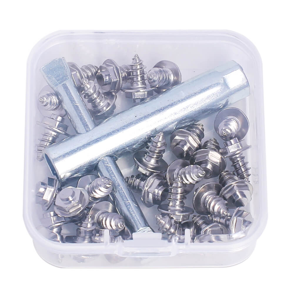 Kylebooker Screw-in Studs for Wading Boots,26pcs Wading Boot Studs for Felt Or Rubber Sole