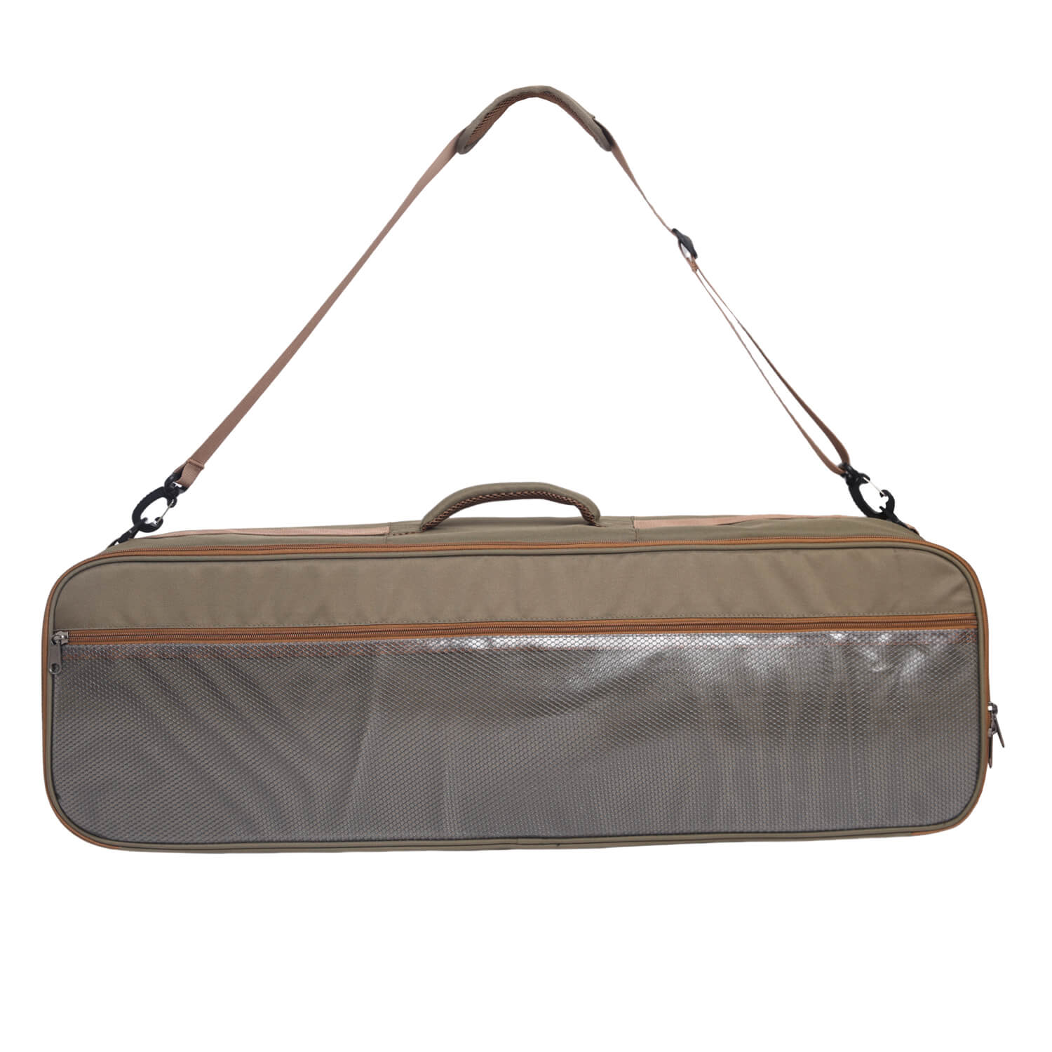 Kylebooker RB03 Fly Fishing Rod & Gear Bag Case, Hold up to 4 Fishing Rods, Heavy-Duty Honeycomb Frame
