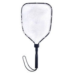 Kylebooker Foldable Fishing Net for Trout, Soft Rubber Fishing Net with Handle, Fly Fishing Landing Net for Easy Catch & Release