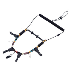 Kylebooker Fly Fishing Lanyard Neck unload Necklace Adjustable Tool Holder with Foam Neck Strapfor