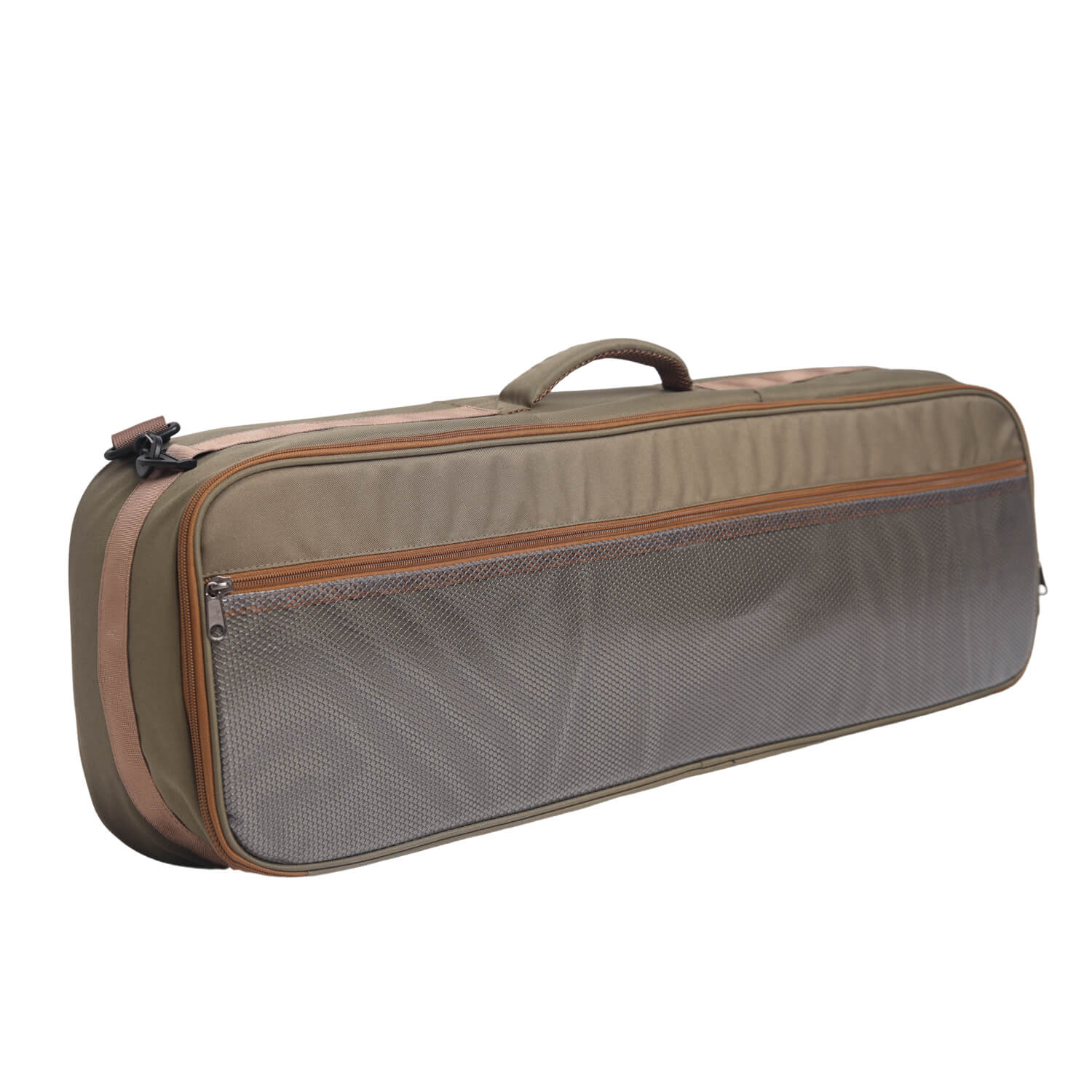 Kylebooker RB03 Fly Fishing Rod & Gear Bag Case, Hold up to 4 Fishing Rods, Heavy-Duty Honeycomb Frame