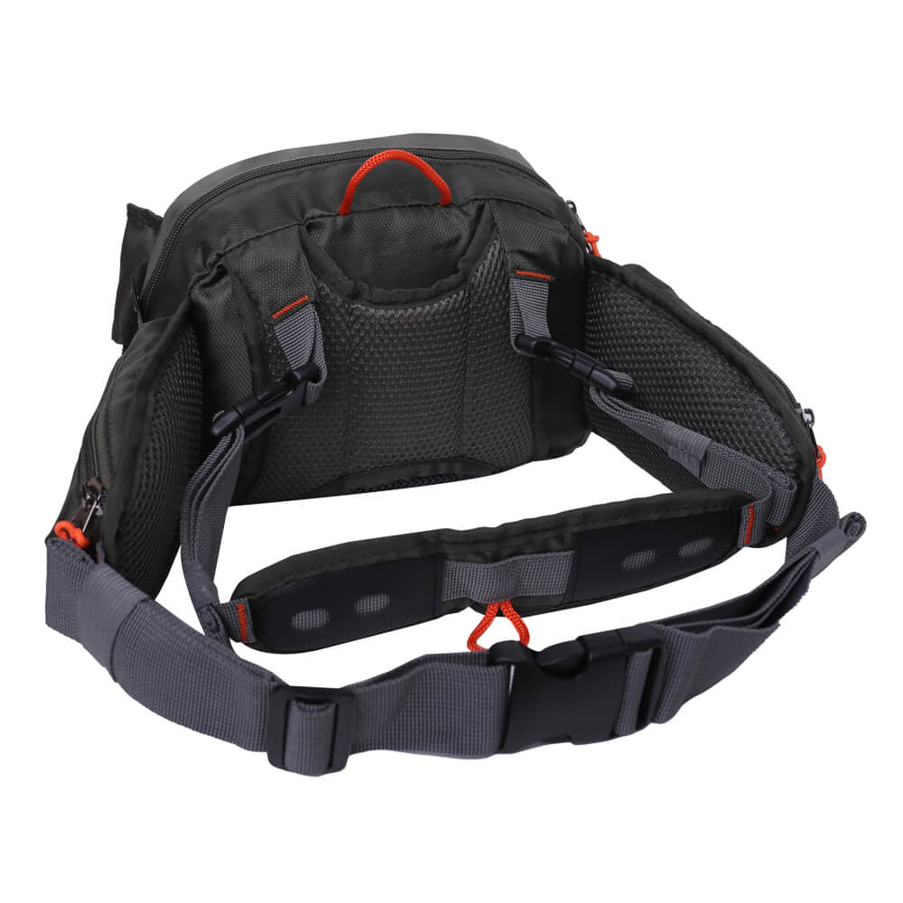 chest tackle bag Kylebooker SL05 Fly Fishing Chest Pack, Fly Fishing Waist Pack - Lightweight Fishing Fanny Pack and Tackle Storage Hip Bag