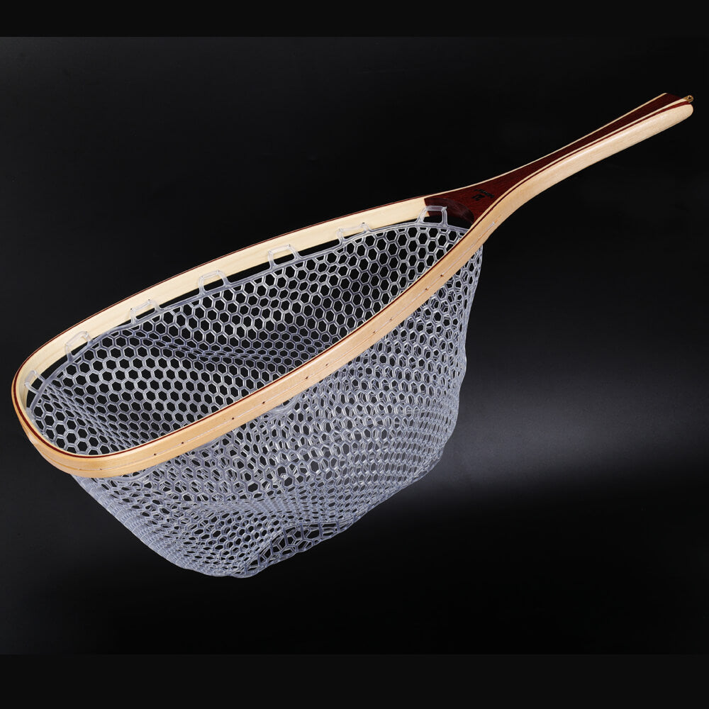 Kylebooker FN005 Fly Fishing Landing Net Soft Rubber Mesh Trout Net Catch and Release Net Kylebooker FN005 Fly Fishing Landing Net Soft Rubber Mesh Trout Net Catch and Release Net