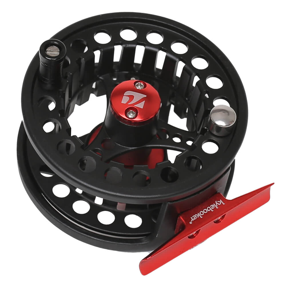 Kylebooker FR02 Fly Fishing Reel 2 + 1 Ball Bearing 1:1 Left Right Hand Conversion Fishing Reel with Bag 7/8 Weight