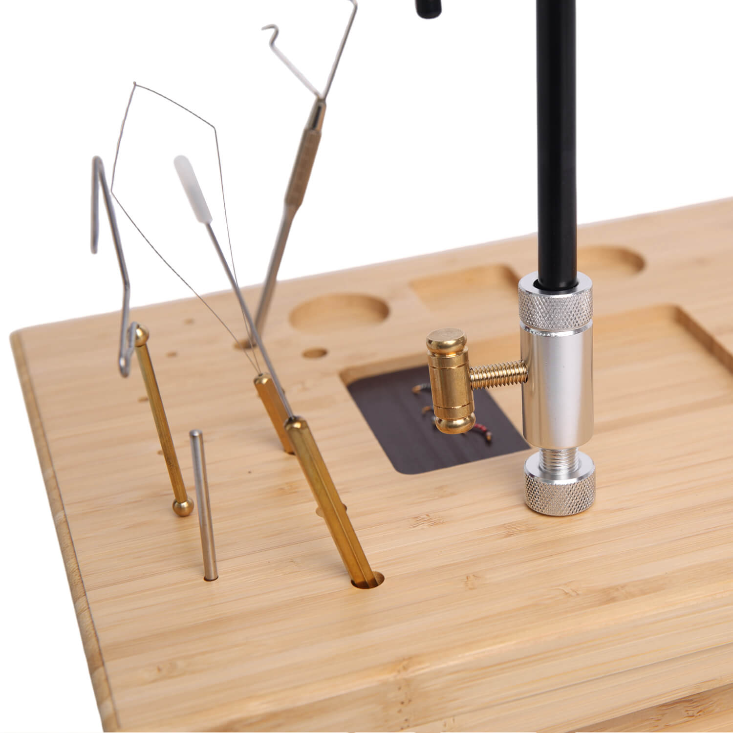 Kylebooker Bamboo Fly Tying Station