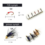Kylebooker 75pcs Flies BASSDASH Fly Fishing Flies Kit Fly Assortment Trout Bass Fishing with Fly Box with Dry/Wet Flies, Nymphs, caddis,egg,mayfly,shrimp
