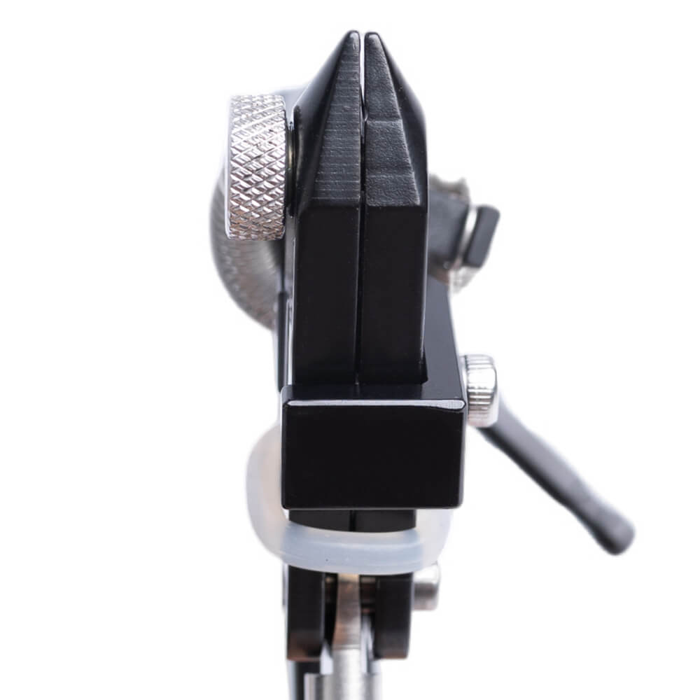 Kylebooker FTV07 Rotary Fly Tying Vise with Steel Screws and Portable Travel Case - Well Made and Easy to Use Fly Tying Vise - A Rotary Fly Tying Tool with Pedestal Base, Steel Screw and a Case for Travelers