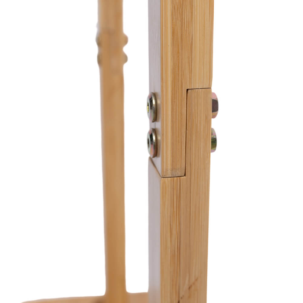 Kylebooker RH02 Fishing Rod Storage Racks, 100% Bamboo Floor Stand Fishing Pole Holders for Garage of 14 Rods or Combos