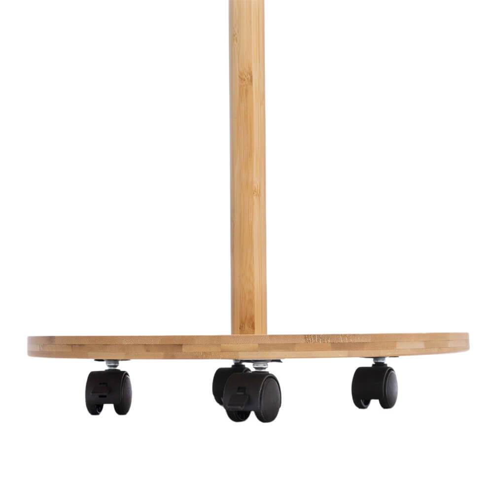 Kylebooker RH03 Round 15 Fishing Rod Storage Rack - Features Traditional Handcrafted Bamboo Post - No Tool Assembly, Bamboo