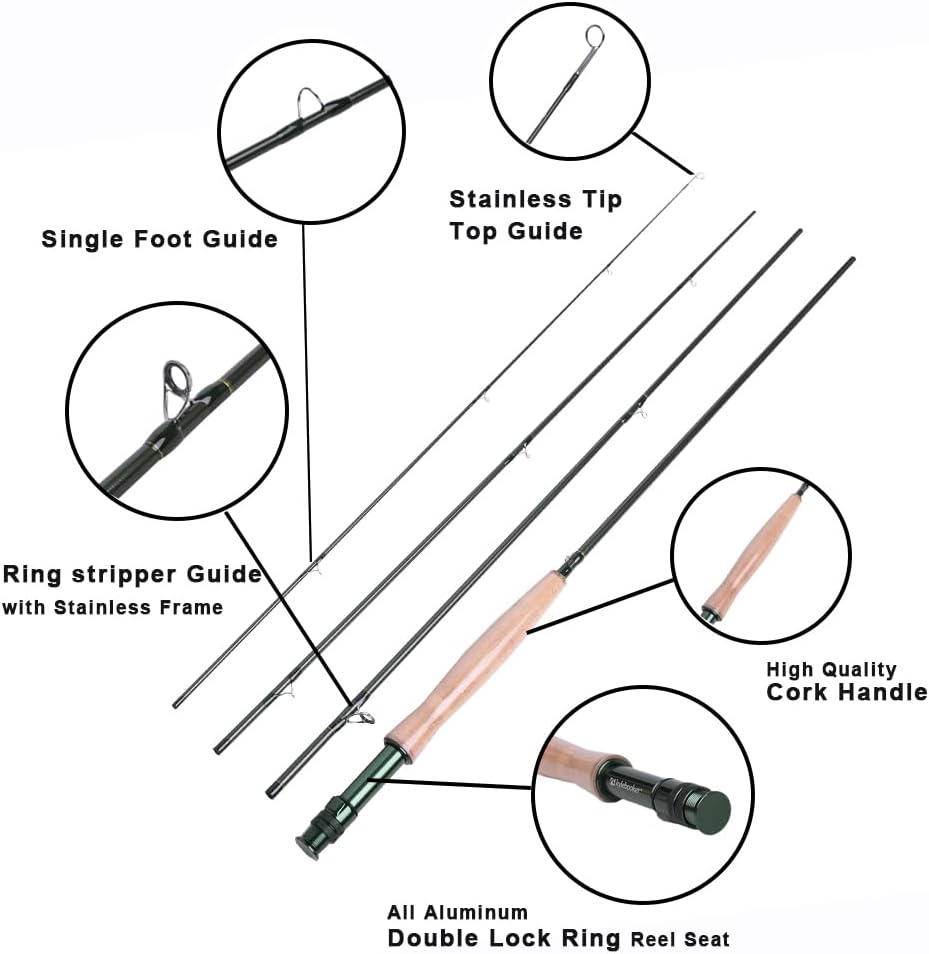 Fishing Combo Foot Weight Fly Rod Kylebooker Fly Fishing Combo Kit