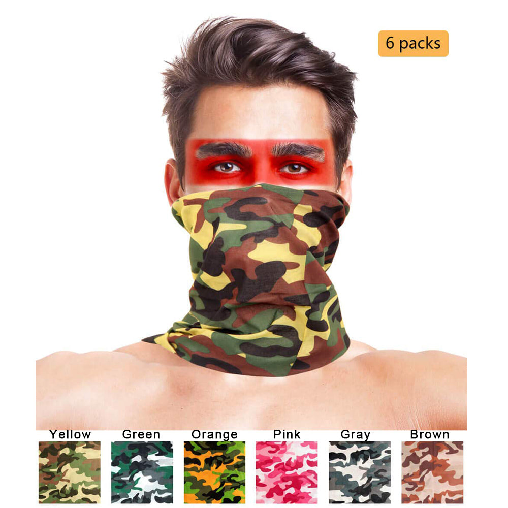 Kylebooker unisex bandana's multifunctionele camouflage-nekmanchet voor vissen in de buitenlucht