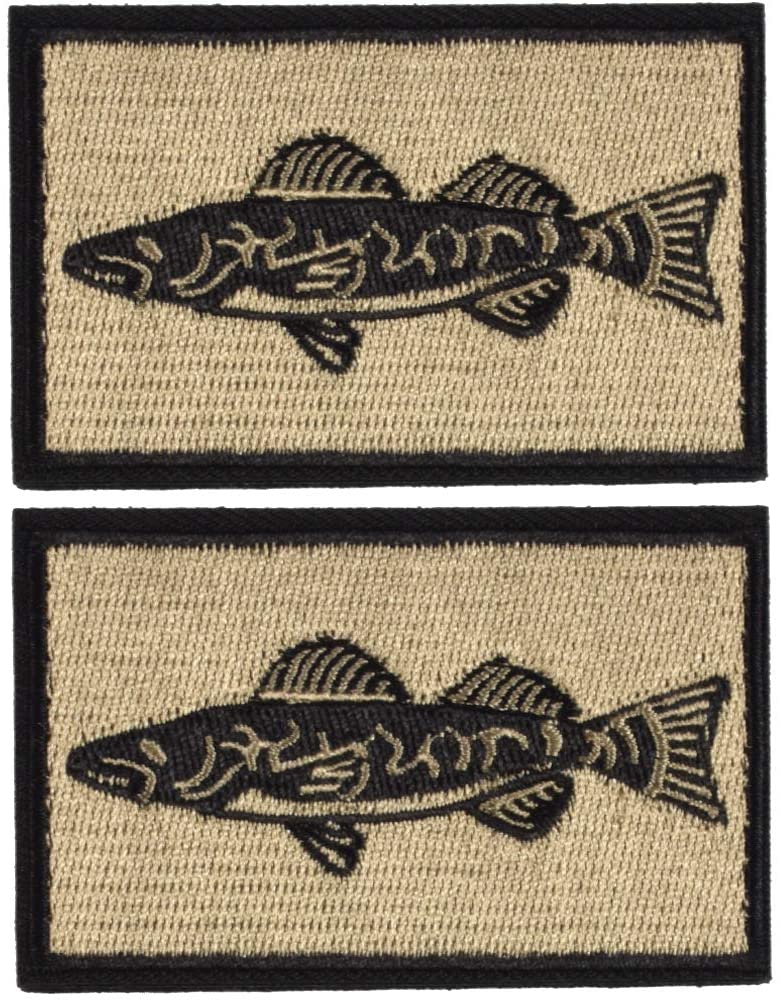 Kylebooker 2 pièces patchs de pêche adaptés au gilet de pêche Pack sac de matériel de pêche veste de pêcheur chapeau