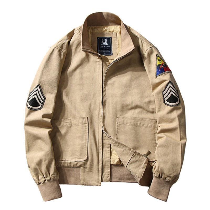 WW2 Куртка Fury Tanker Винтажная верхняя одежда в стиле милитари с нашивками для мужчин
