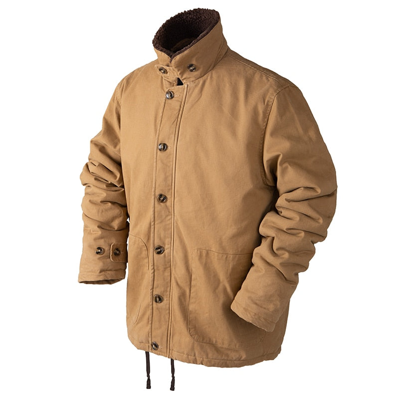 Jaqueta tática de inverno masculina USN N-1 Jaqueta militar de lã uniforme