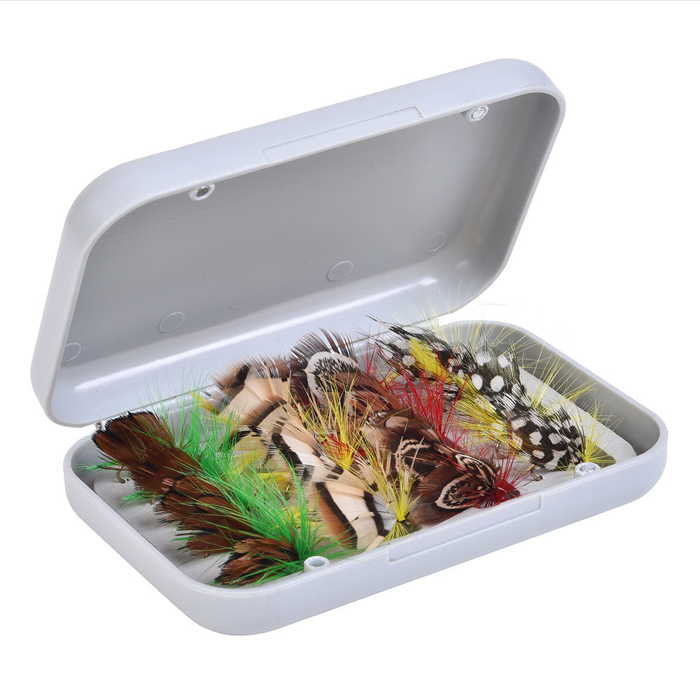 Kylebooker Kit de pesca con mosca de 20 piezas