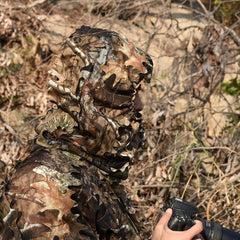 Kylebooker Ghillie Gesichtsmaske 3D Leafy Ghillie Camouflage Full Cover Kopfbedeckung Jagdzubehör