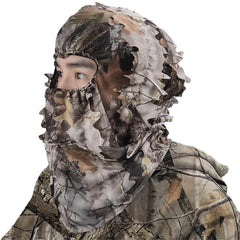 Kylebooker Ghillie Face Mask 3D Leafy Ghillie Camouflage Full Cover Hovedbeklædning Jagttilbehør