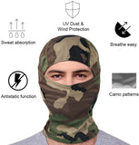 Camo Balaclava Full Face Cover 3 Pack Balaclava ansiktsmaske UV-beskyttelse for menn kvinner
