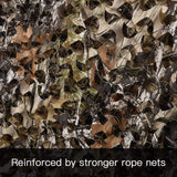 Camo Netting 3D Bionic Tree Camouflage Netting Blindmateriale for jakt