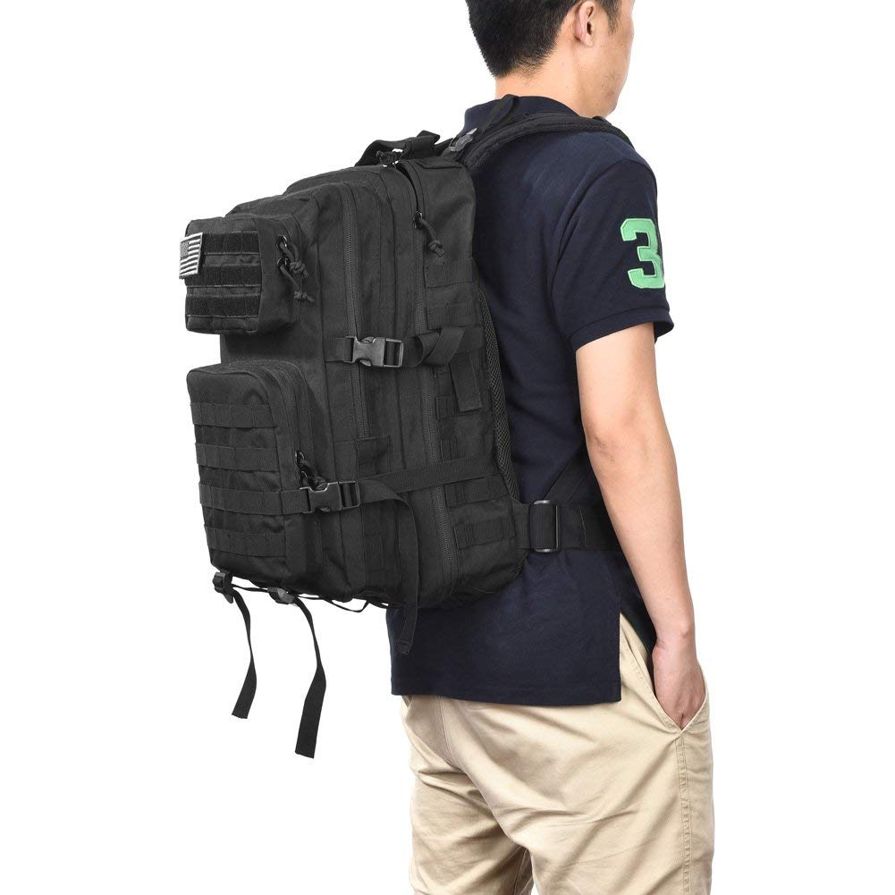 Tactical Backpack for Men Military Backpack Large Army Backpack 35L 3 Days  Assault Pack Heavy Duty Backpack