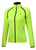 Veste coupe-vent pliable pour femmes, manteau de peau super léger et visible, pour cyclisme actif en plein air