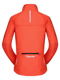 Women's Cycling Jacket Wind Breakers Running Waterproof Windproof Raincoat Full Zip Reflective Lightweight