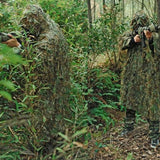Охотничий маскировочный костюм, 3D лиственный камуфляжный костюм Военные и стрелковые аксессуары Тактическое снаряжение Одежда для страйкбола, фотография дикой природы Хэллоуин