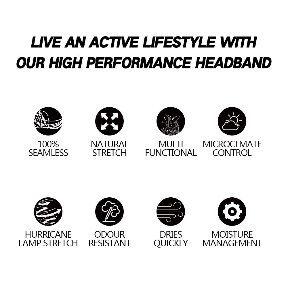 Kylebooker Unisex-Bandanas, multifunktionale Halsmanschette für Angeln, Outdoor-Sport, 12-in-1-Stirnband, Bandanas, Kopfbedeckung