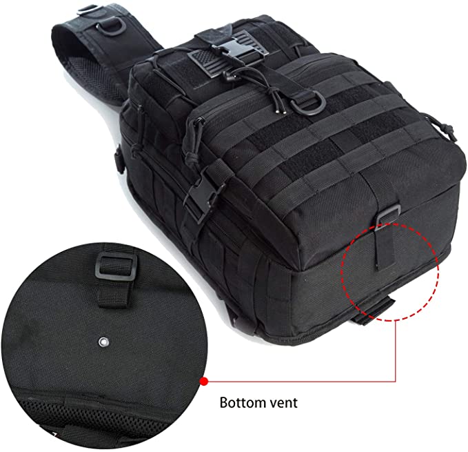 Pacote de bolsa tipo estilingue militar Rover mochila de ombro