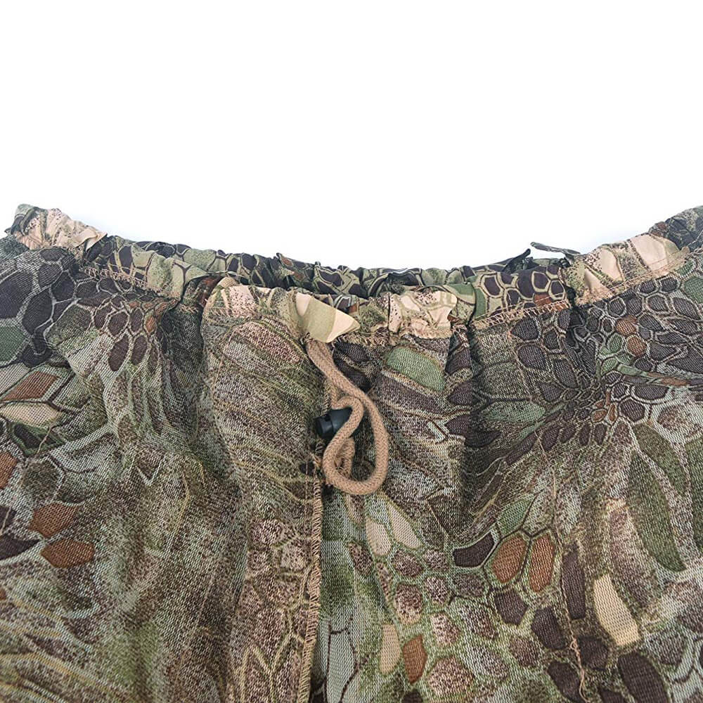 Tute mimetiche Tute Ghillie Foglie 3D Abbigliamento mimetico nei boschi per caccia nella giungla, tiro, softair, fotografia naturalistica, Halloween